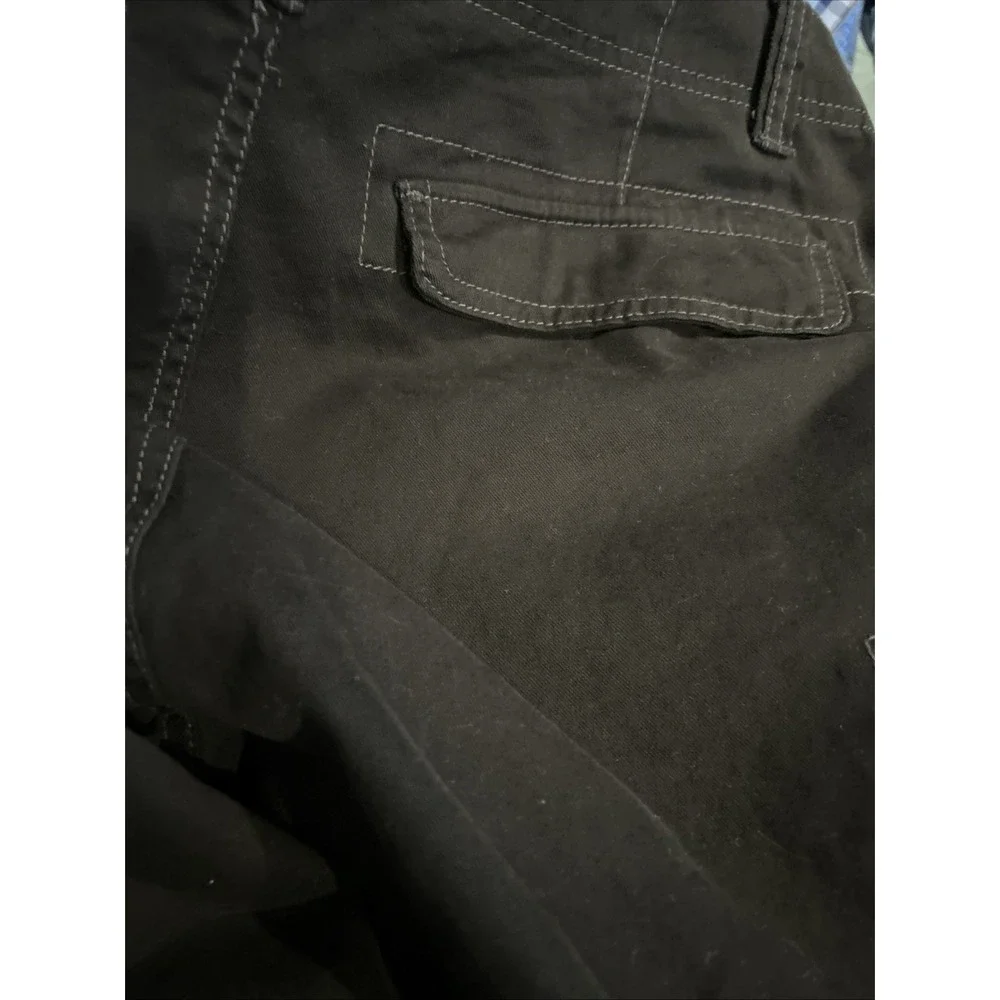 OP Men's‎ Cargo Shorts Size 36 Black Canvas Vintage Y2K